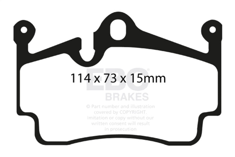 Porsche 981/718 Cayman GT4 / 991 Turbo & Turbo S (Rear Pair) Performance 2-Piece Rotors + Optional Pad Bundle
