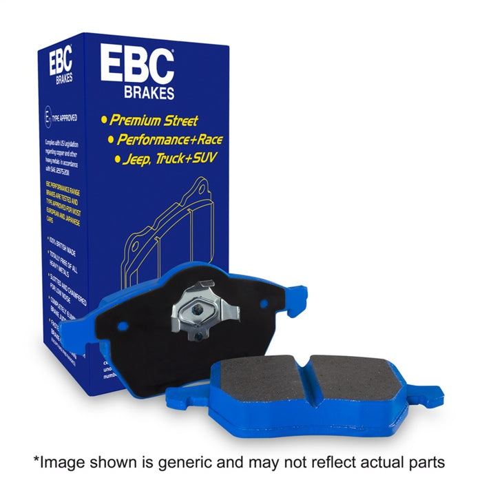 EBC bluestuff brake pads front fits 2017 Ford Fiesta Mk7