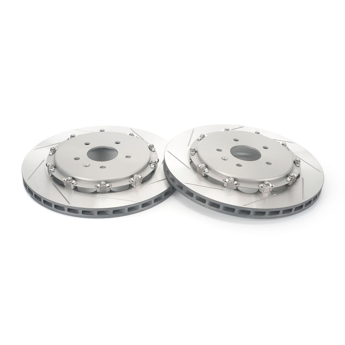 Corvette Z06 (C7) 2-pc Floating Brake Rotors (Rear) — Alcon Brake Kits