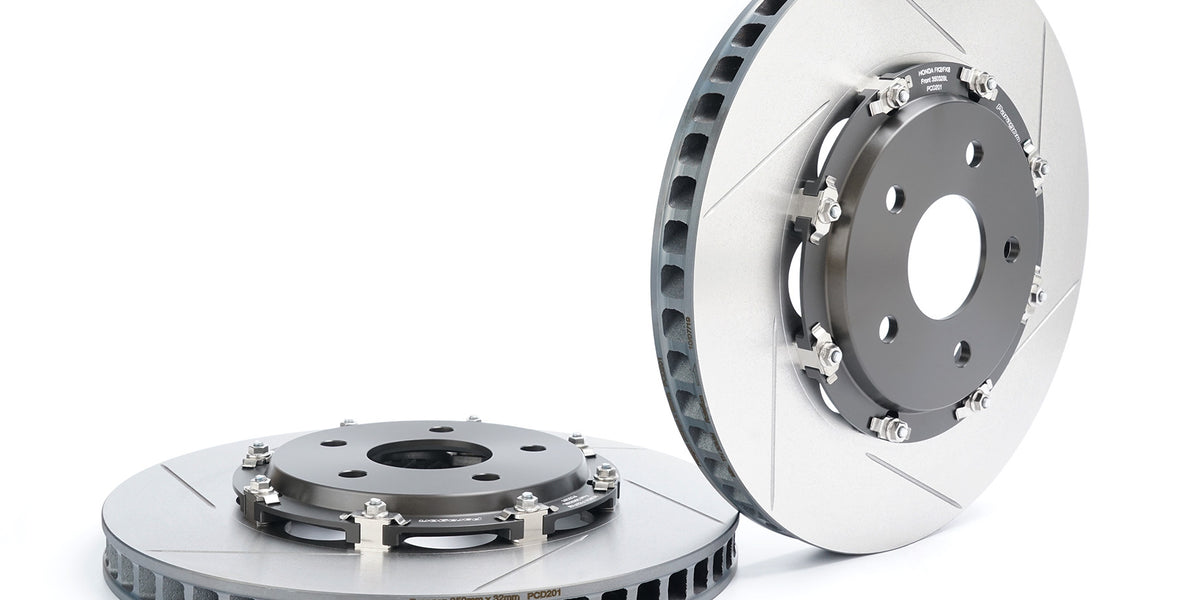 Civic Type R FK2 2-pc Floating Brake Rotors (Front) — Alcon Brake Kits
