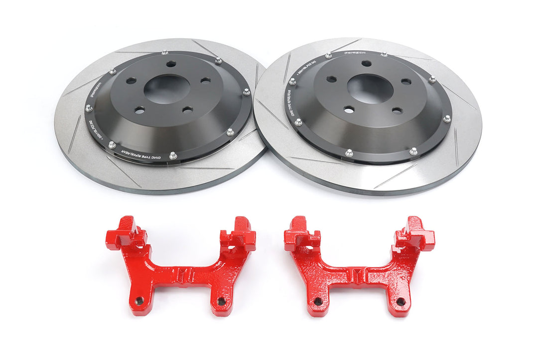 Paragon 2-Piece Rotors – Rear – Honda Civic Type R FK8 / FL5 - Larger Rotor