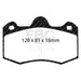 EBC yellowstuff brake pads rear fits 2011 Mclaren Mp4 12c 3 8 Twin Turbo