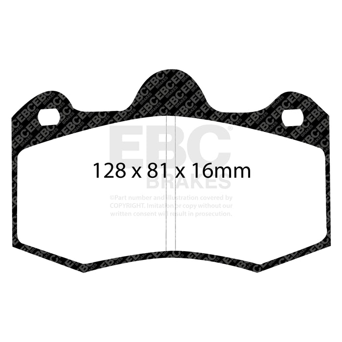 EBC bluestuff brake pads rear fits 2011 Mclaren Mp4 12c 3 8 Twin Turbo