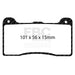 EBC yellowstuff brake pads fits Brakes