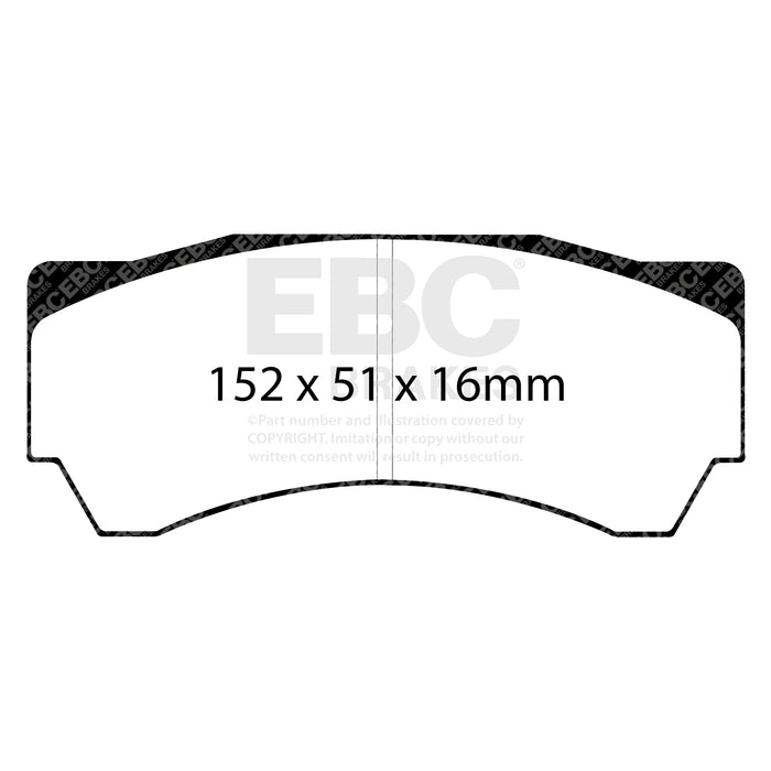 EBC Alcon Mono6/CAR97 Yellowstuff Brake Pads