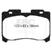 EBC redstuff brake pads front fits 1993 98 Toyota Supra 3 0 Twin Turbo