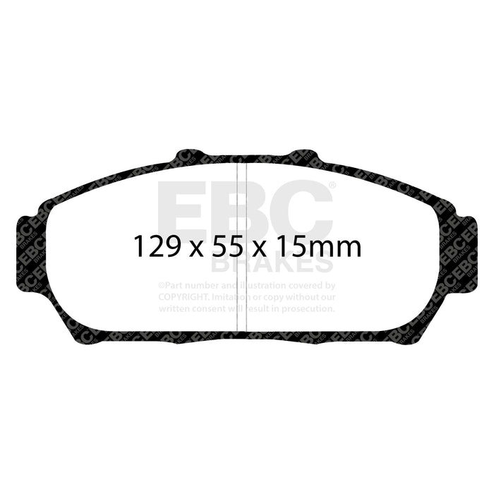 EBC redstuff brake pads front fits 1994 01 Acura Integra 1 8