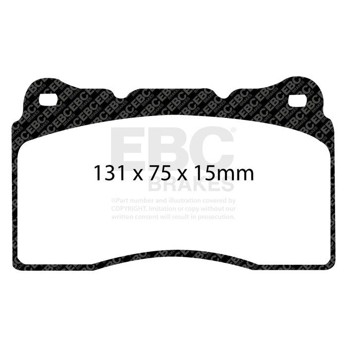 EBC redstuff brake pads front fits 2004 08 Acura Tl 3 2 Manualbrembo