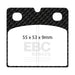 EBC ultimax brake pads rear part UD971 fits 2004 12 Aston Martin Db9 Parking