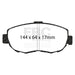 EBC redstuff brake pads front fits 1993 97 Lexus Gs300 3 0