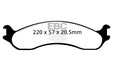 EBC yellowstuff brake pads front fits 1998 03 Dodge B250 B2500 Cargo 2500 Van 3 4 Ton