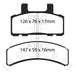 EBC yellowstuff brake pads fits 1997 99 Cadillac Deville 4 6