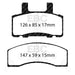 EBC greenstuff brake pads front part DP61274 fits 1990 93 Chevrolet C20 8600 Lb