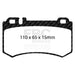 EBC redstuff brake pads rear fits 2003 06 Mercedes Benz Cl55 Amg 5 4 Supercharged