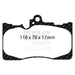EBC redstuff brake pads front fits 2007 08 Lexus Gs350 3 5 Rwd
