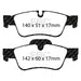EBC redstuff brake pads rear fits 2012 Mercedes Benz G63 Amg 5 5 Twin Turbo