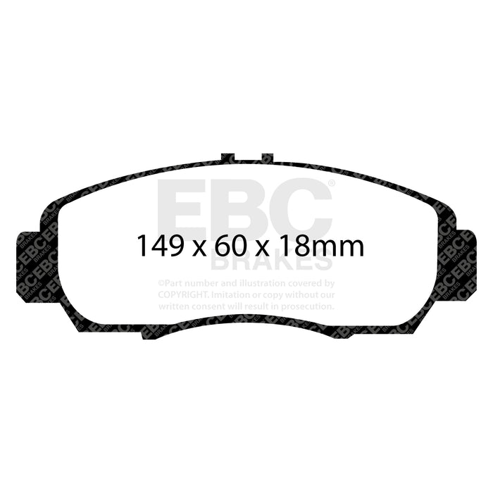 EBC bluestuff brake pads fits Brakes