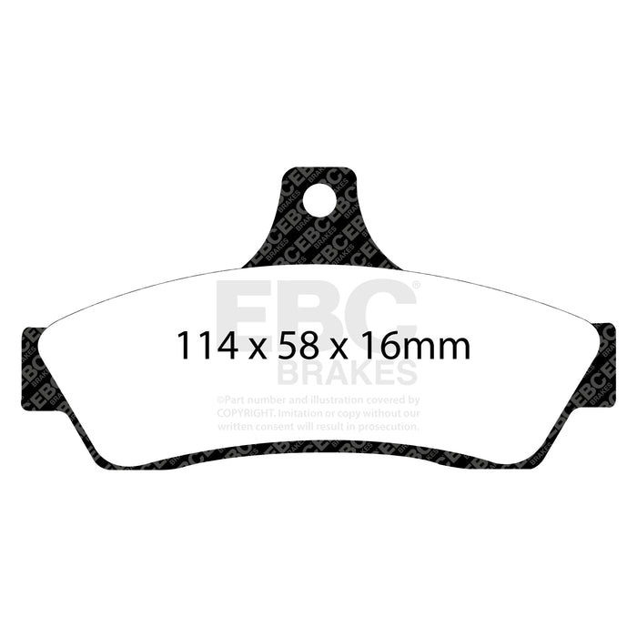 EBC redstuff brake pads rear fits 2003 04 Pontiac Gto 5 7 Solid