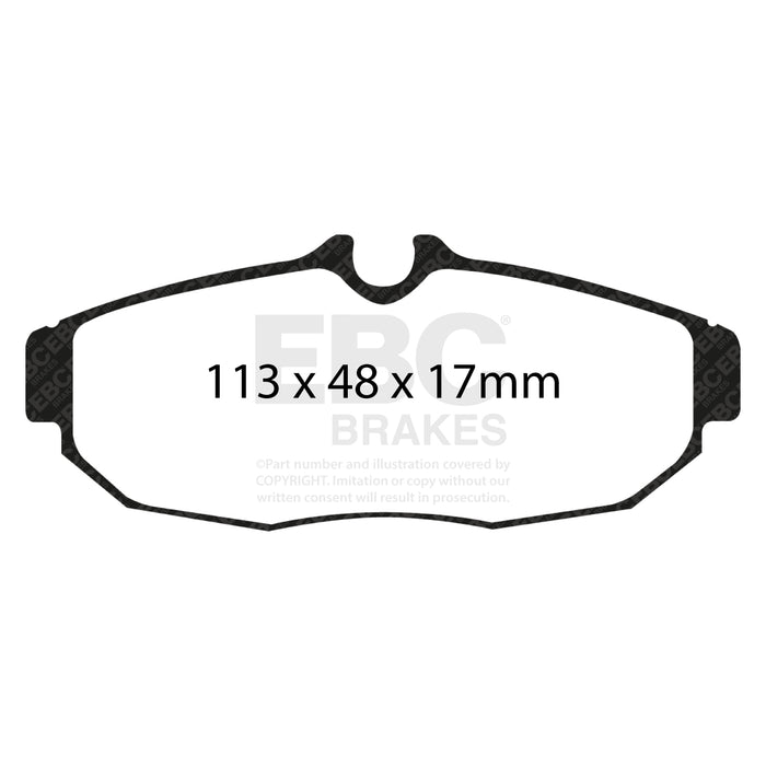 EBC bluestuff brake pads rear fits 2005 10 Ford Mustang 4 0