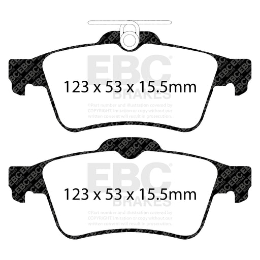 EBC | Rear Bluestuff Pad and GD Rotor Kit | PN: S6KR1188