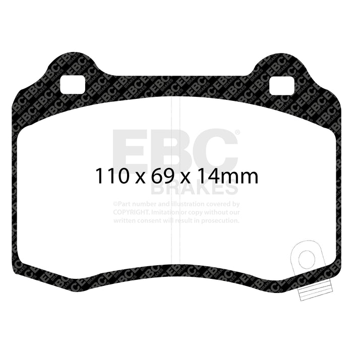 EBC bluestuff brake pads rear fits 2004 05 Cadillac Cts V 5 7