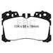 EBC redstuff brake pads front fits 2007 Lexus Ls460 4 6