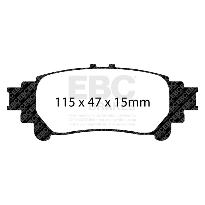 EBC ultimax brake pads rear part UD1391 fits 2013 Lexus Gs350 3 5 Rwd Ultimax2