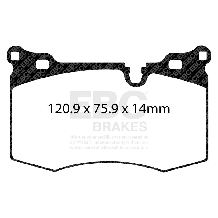 EBC bluestuff brake pads fits Brakes