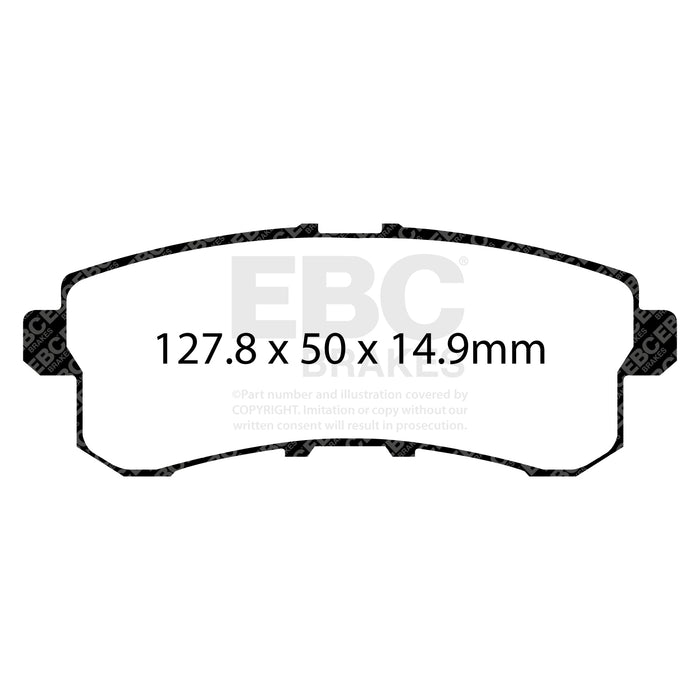 EBC yellowstuff brake pads rear fits 2011 13 Infiniti Qx56 5 6