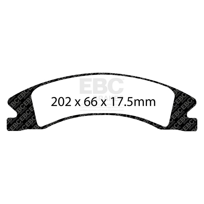 EBC brake pads front part ED91885 fits 2015 Cadillac Escalade Ext Esv 6 2 2wd Extra Duty