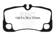 EBC redstuff brake pads rear fits 2009 12 Porsche 911 997 Cast Iron