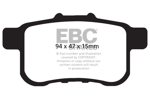 EBC | Rear Yellowstuff Pad and USR Rotor Kit | PN: S9KR1031
