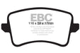 EBC yellowstuff brake pads rear fits 2009 11 Audi A4 2 0 Turbo