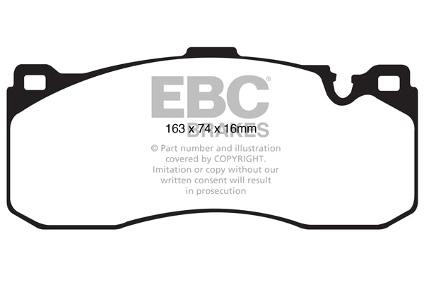 EBC bluestuff brake pads front fits 2008 10 Bmw 135 3 0 Twin Turbo