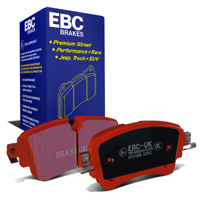 EBC redstuff brake pads rear fits 2018 Audi A4 Allroad Quattro 2 0l Turbo