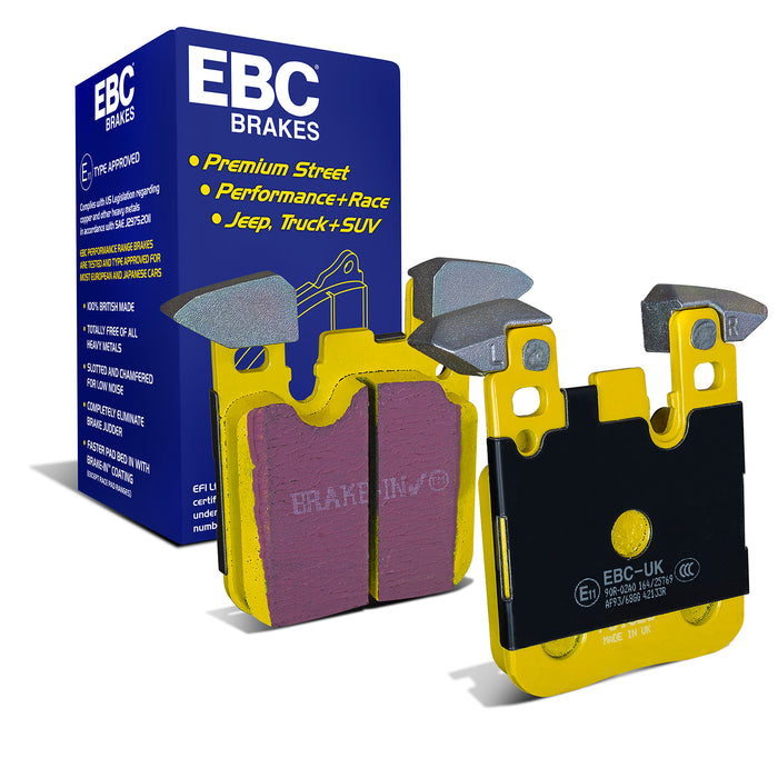 EBC yellowstuff brake pads rear fits 2014 Bmw M3 3 0 Twin Turbo F80