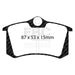 EBC ultimax brake pads rear part UD340 fits 2010 13 Audi A3 2 0 Td Ultimax2