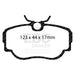 EBC yellowstuff brake pads front fits 1983 85 Bmw 318 1 8 E30