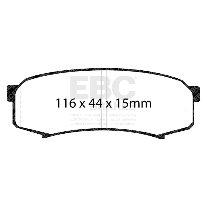 EBC bluestuff brake pads rear fits 2003 Toyota 4runner 4 0l