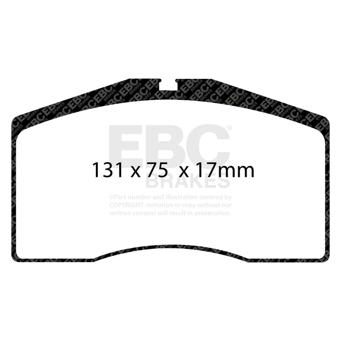 EBC redstuff brake pads front fits 1993 95 Porsche 911 964 3 6 Turbo