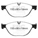 EBC yellowstuff brake pads front fits 2012 13 Bmw 528 2 0 Turbo F10