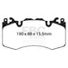 EBC brake pads front part ED92064 fits 2013 Land Rover Range Rover 3 0 Supercharged Extra Duty