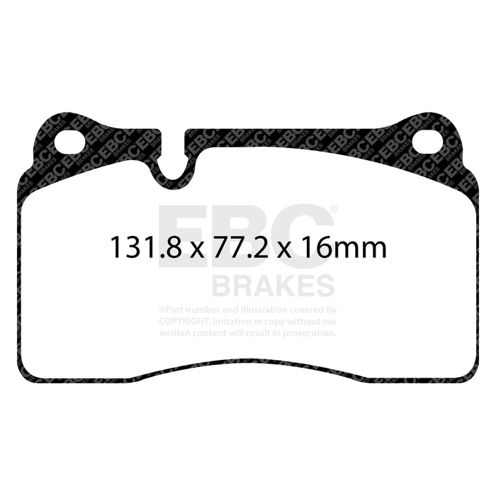 EBC redstuff brake pads fits Brakes