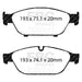 EBC yellowstuff brake pads front fits 2012 Audi A6 Quattro 3 0 Supercharged
