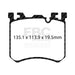 EBC redstuff brake pads front fits 2010 13 Bmw X5m 4 4 Twin Turbo