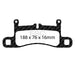 EBC yellowstuff brake pads rear fits 2012 15 Porsche 911 991 Cast Iron