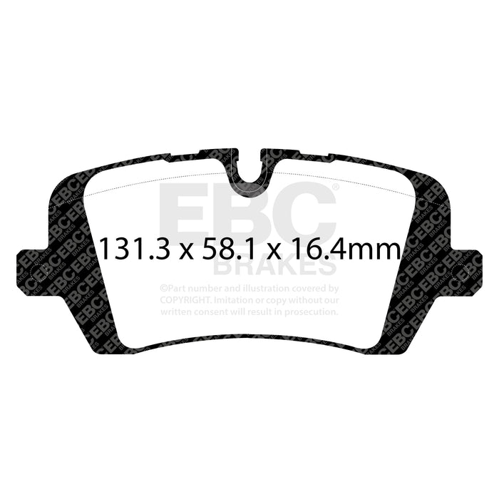 EBC yellowstuff brake pads rear fits 2013 Land Rover Range Rover 3 0 Supercharged