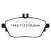 EBC ultimax brake pads front part UD1694 fits 2013 Mercedes Benz Cla250 2 0 Turbo Ultimax2