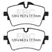 EBC greenstuff brake pads front part DP22227 fits 2014 Mini Hardtop 2 0 Turbo Cooper S