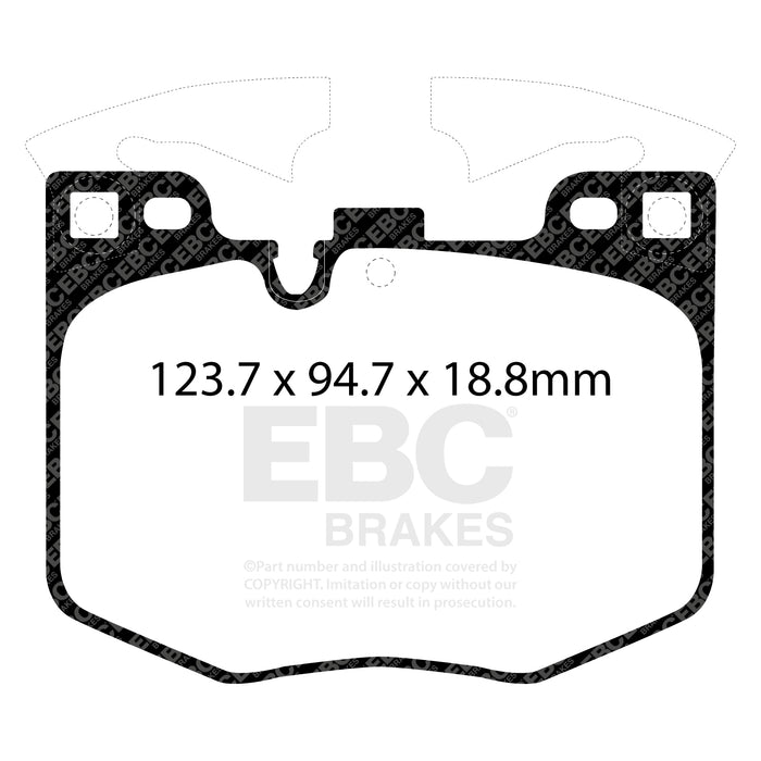 EBC bluestuff brake pads front fits 2021 Bmw G20 3 Series